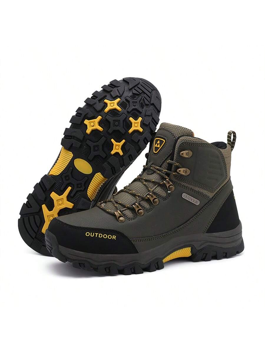NOUVEAU RICHE Herren Schnürstiefel – Wildträger Outdoor & Robust Unterwegs Grau
