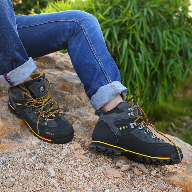 NOUVEAU RICHE Herren Wanderschuhe – Wilhelm Robust & Rutschfeste Sohle