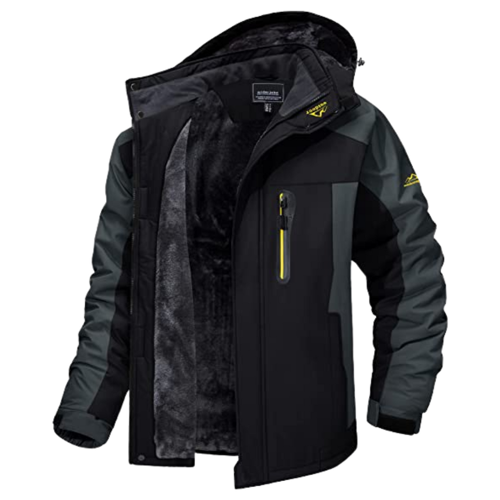 NOUVEAU RICHE Winddichte Jacke Strapazierfähig Für Outdoor Aktivitäten Schwarz