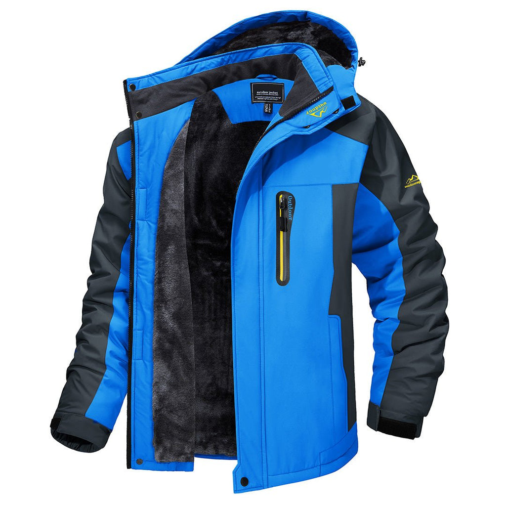 NOUVEAU RICHE Winddichte Jacke Strapazierfähig Für Outdoor Aktivitäten Hellblau