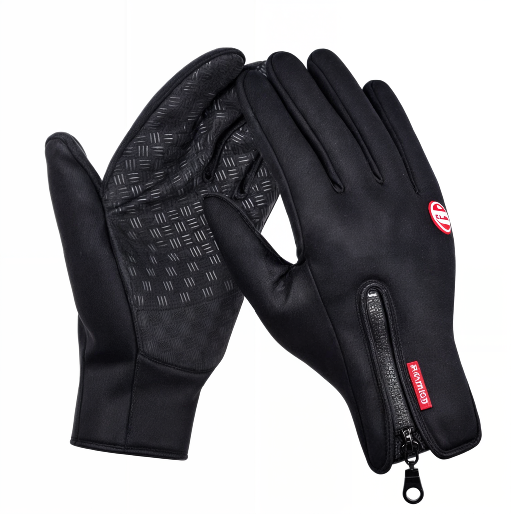 NOUVEAU RICHE Winddichte Thermohandschuhe Touchscreenfähig Warm Gadgets Schwarz