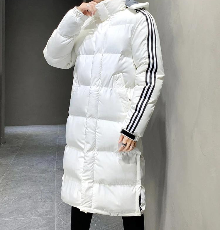 NOUVEAU RICHE Mane | Winterjacke | Langes Modell mit Kapuze Weiß