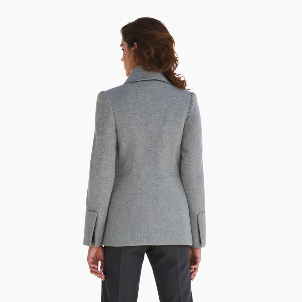 Wollmantel Damen Knopfverschluss Zeitloses Design Winter - Winterjacke - Wintermäntel Damen