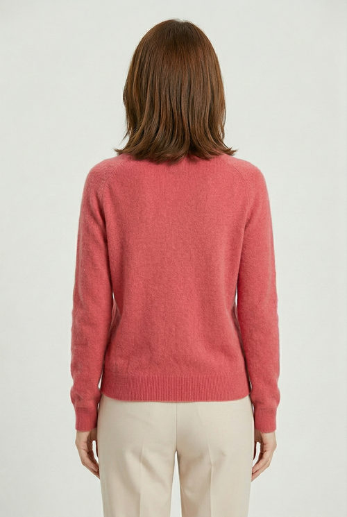 NOUVEAU RICHE Amore | Damen Cardigan mit V-Ausschnitt und Knöpfen