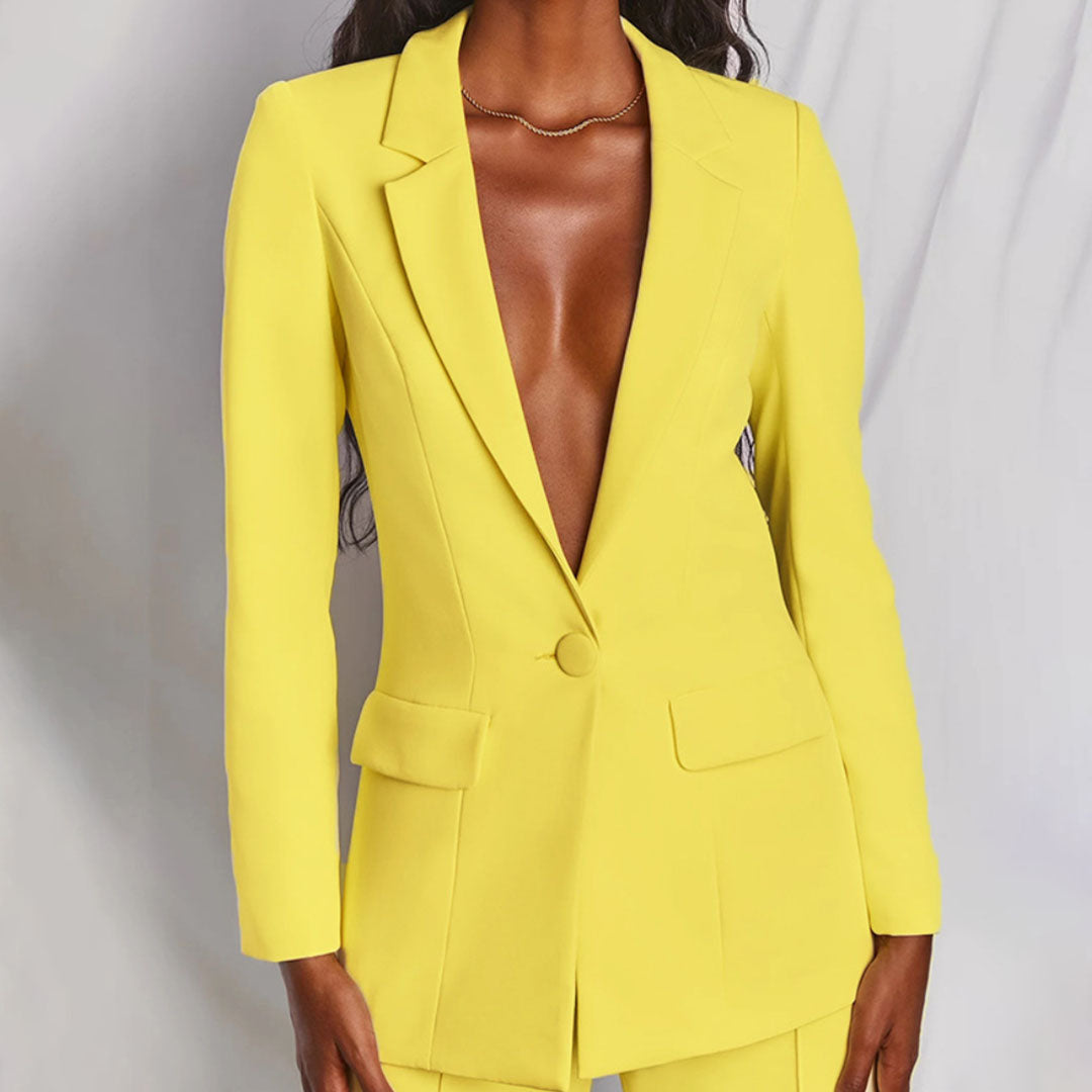 NOUVEAU RICHE Blazer Set Aus Hochwertigem Stoff In Saisonfarben Vielseitig