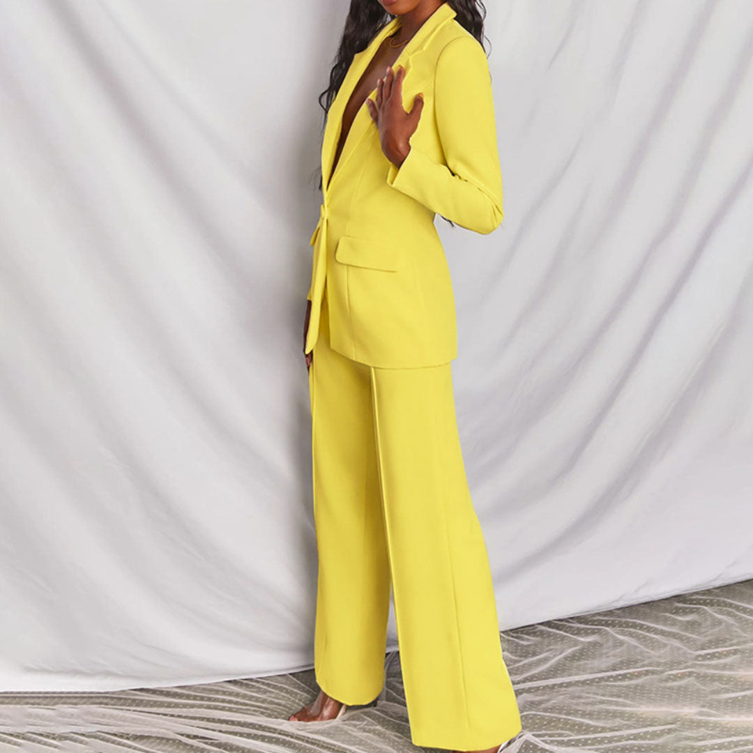 NOUVEAU RICHE Blazer Set Aus Hochwertigem Stoff In Saisonfarben Vielseitig