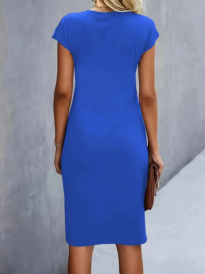 NOUVEAU RICHE Zeitloses Midikleid Mit Taillierter Silhouette Für Büro