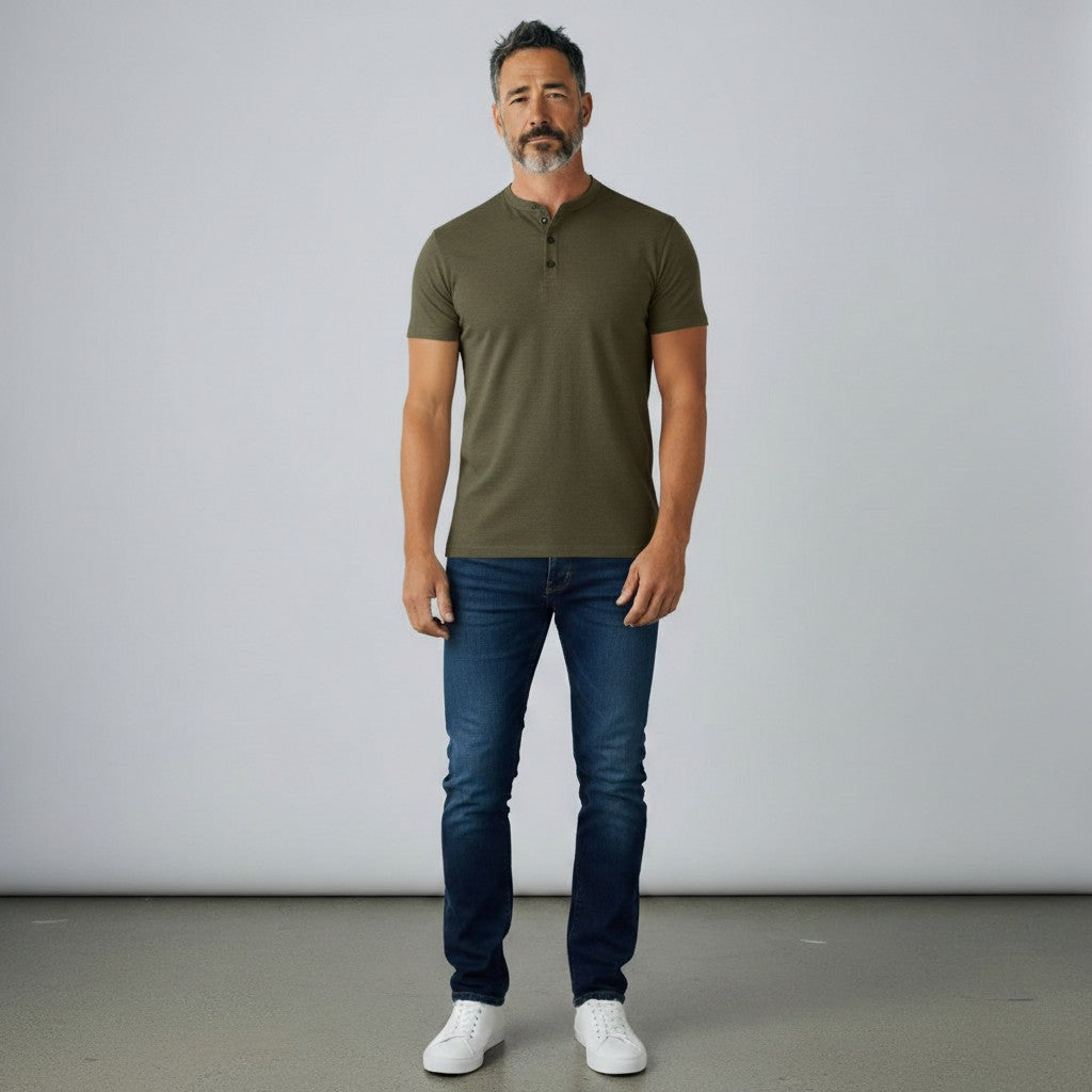 NOUVEAU RICHE Herren Poloshirt Baumwolle – Stilvoll für Business und Freizeit