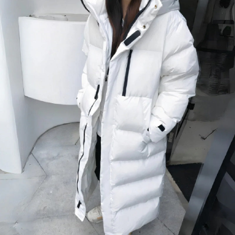 NOUVEAU RICHE Lange Jacke Winddicht Daunenfüllung Wasserdicht Bis 20 Grad - Winterjacke - Wintermäntel Damen