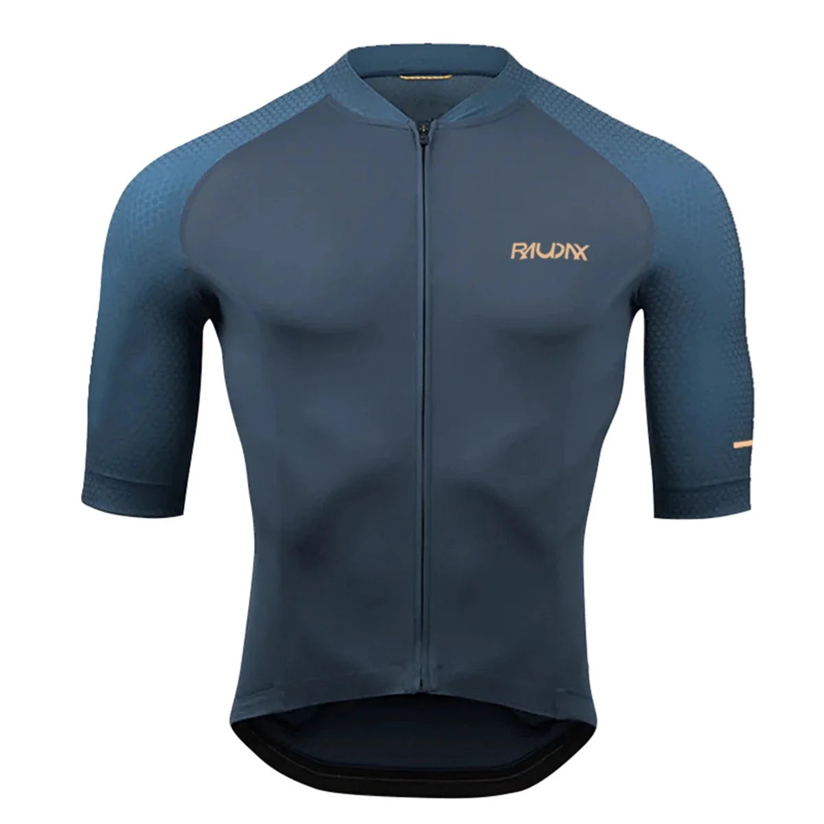 NOUVEAU RICHE Radtrikot-Set Herren mit 19D Gel-Sitzpolster – Atmungsaktive Velobekleidung, schnelltrocknend, S–XXL – Hermosa Blau