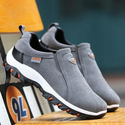 NOUVEAU RICHE Freizeitschuhe Herren Schwarz Atmungsaktiv Leicht Komfort Grau