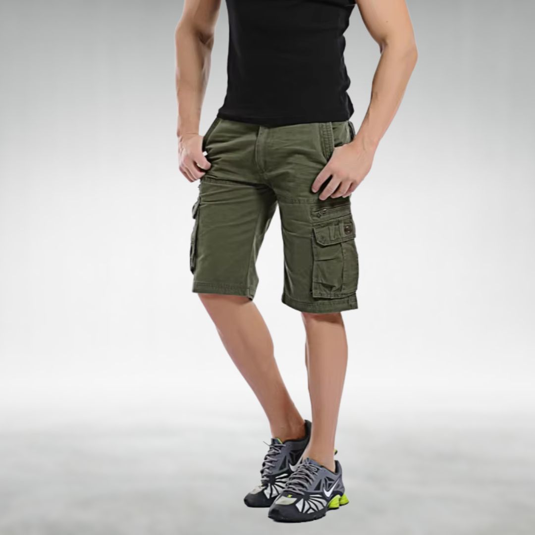NOUVEAU RICHE Zuverlässige Cargo Shorts Mit Gürtel Und Taschen Für Herren