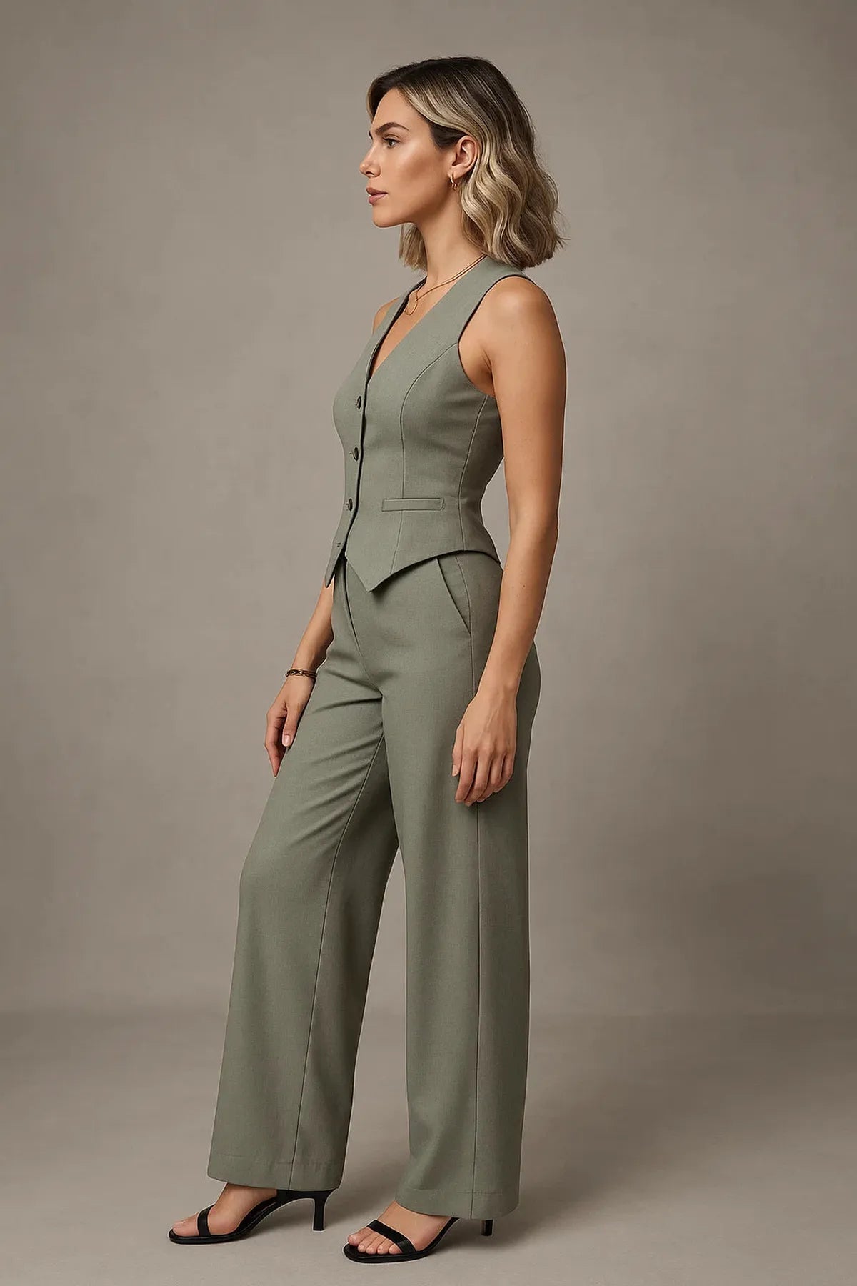 NOUVEAU RICHE Zweiteiliges Komfort-Set mit Oberteil und Hose für Freizeit