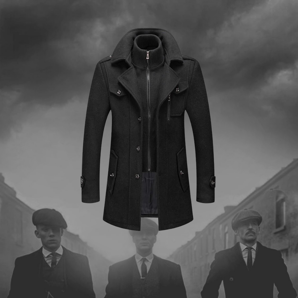 NOUVEAU RICHE Zweiteiliger Mantel Peaky Blinders Inspiriert Stil Symbol