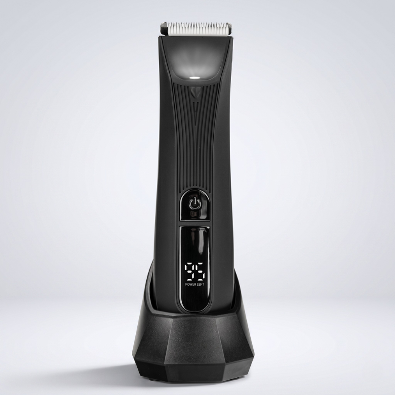 NOUVEAU RICHE All-in-One Trimmer für Bart, Haare & Körper – Kabelloser Bartschneider, Haarschneider & Bodygroomer mit Edelstahlklingen Default Title
