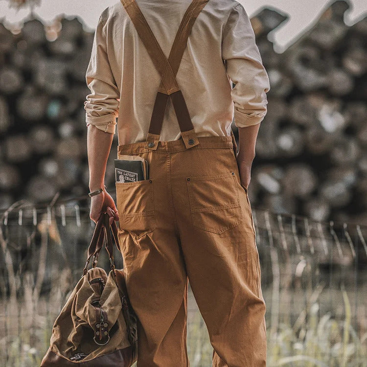 NOUVEAU RICHE Enten-Chore-Overalls für Herren mit Taschen und Komfort