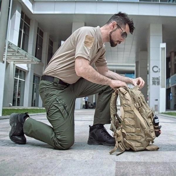 NOUVEAU RICHE Outdoorhose Herren Mit Strukturierte Oberfläche Verstellbar