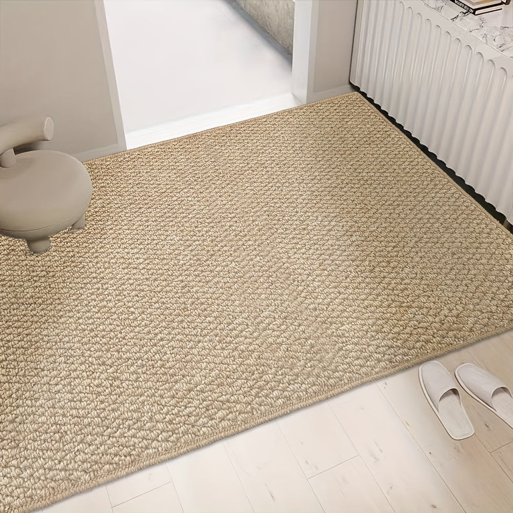 NOUVEAU RICHE Saugfähige Fussmatte für innen & aussen – Rutschfeste Matte in Jute-Optik, waschmaschinenfest, 3 Grössen