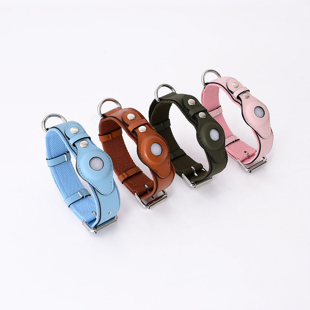 NOUVEAU RICHE GPS-Hundehalsband mit weltweitem Tracking ohne Abonnement – GPS Tracker Hund mit App, 3 Grössen, 5 Farben