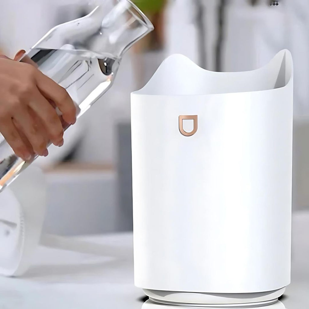 NOUVEAU RICHE Ultraschall-Luftbefeuchter 3 Liter – Leiser Luftbefeuchter für Schlafzimmer & Büro, 3 Stufen, bis 24 Std. – AeroMist
