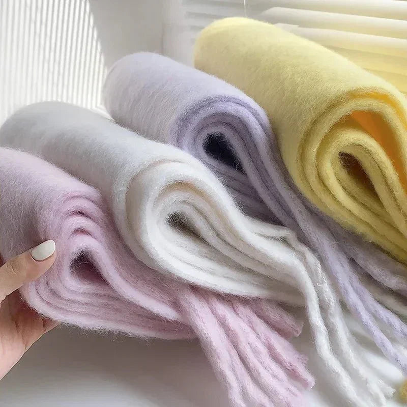 NOUVEAU RICHE Klassischer Schal – Weicher, leichter Damenschal für Mantel & Jeansjacke, pflegeleicht, 4 Farben – Dôre