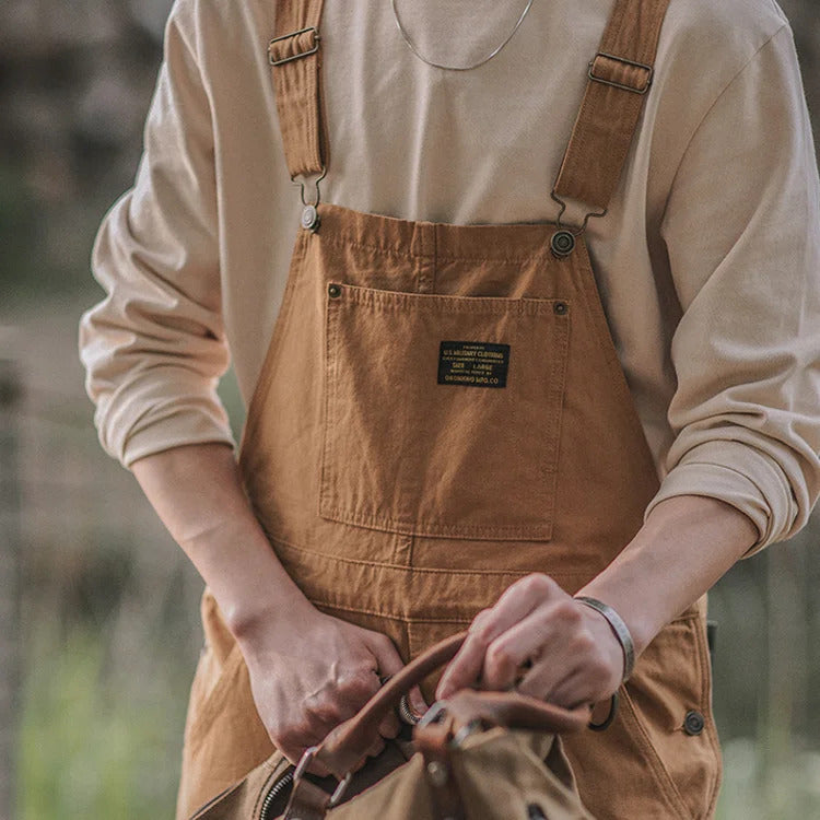 NOUVEAU RICHE Enten-Chore-Overalls für Herren mit Taschen und Komfort
