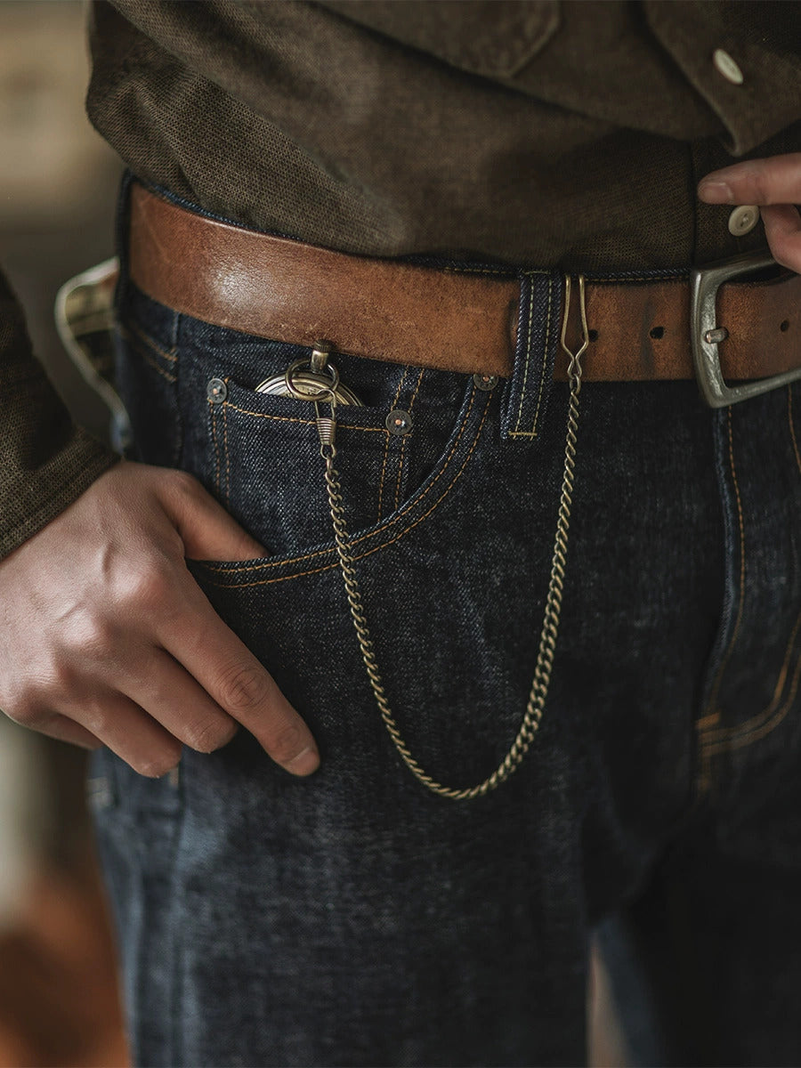 NOUVEAU RICHE 14oz Indigo Selvedge Denim Jeans Für Herren Hochwertige Verarbeitung Zeitloser Stil Robuste Langlebigkeit