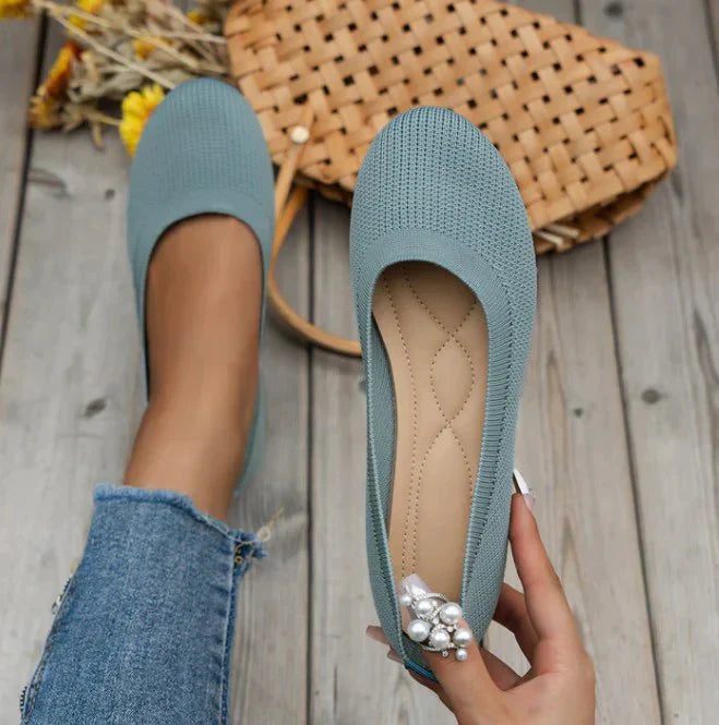 NOUVEAU RICHE Damen Sportschuhe Sommer – Gepolstert & Bequem für Alltag und Freizeit Hellblau