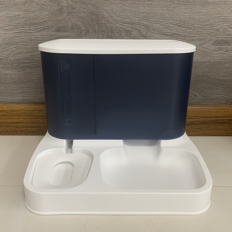 Automatisk foder- og vanddispenser – 2-i-1-foderautomat og vanddispenser til katte og små hunde – EasyFeed Duo