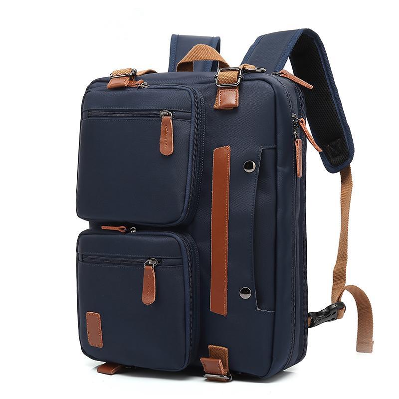 NOUVEAU RICHE Unisex Wasserdichter Umhänge-Rucksack & Reisetasche - Langlebig & Vielseitig - Backpack Nylon Kobalt
