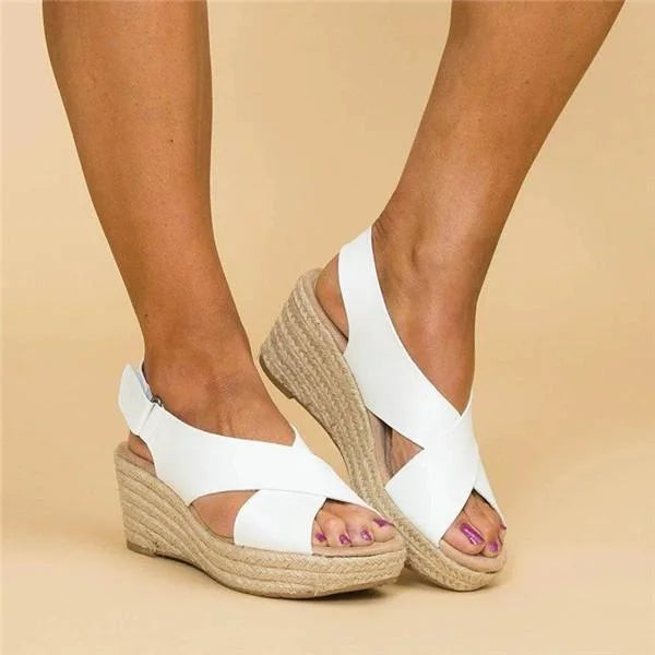 NOUVEAU RICHE Sommersandalen Damen Weiche Decksohle Verstellbare Riemen