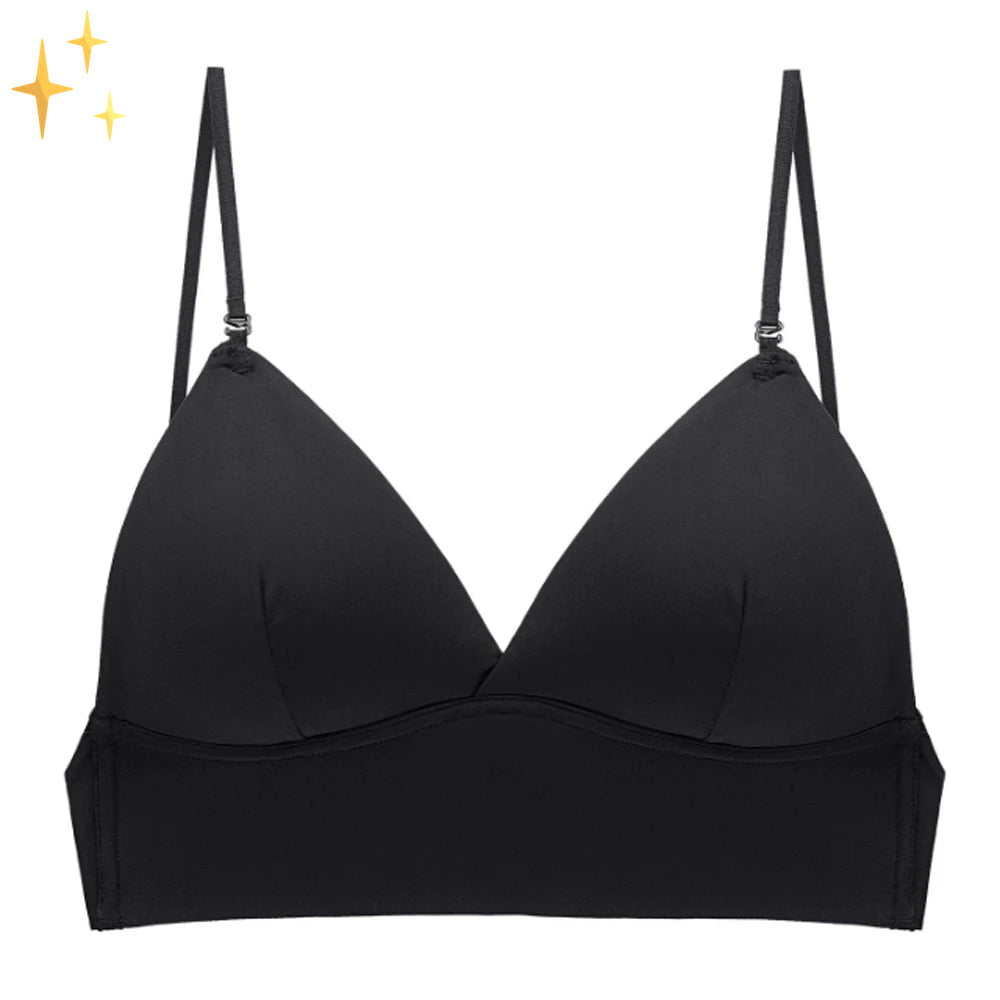 NOUVEAU RICHE Frauen Bequemer Low-Back-BH für Frauen Sicherer Sitz
