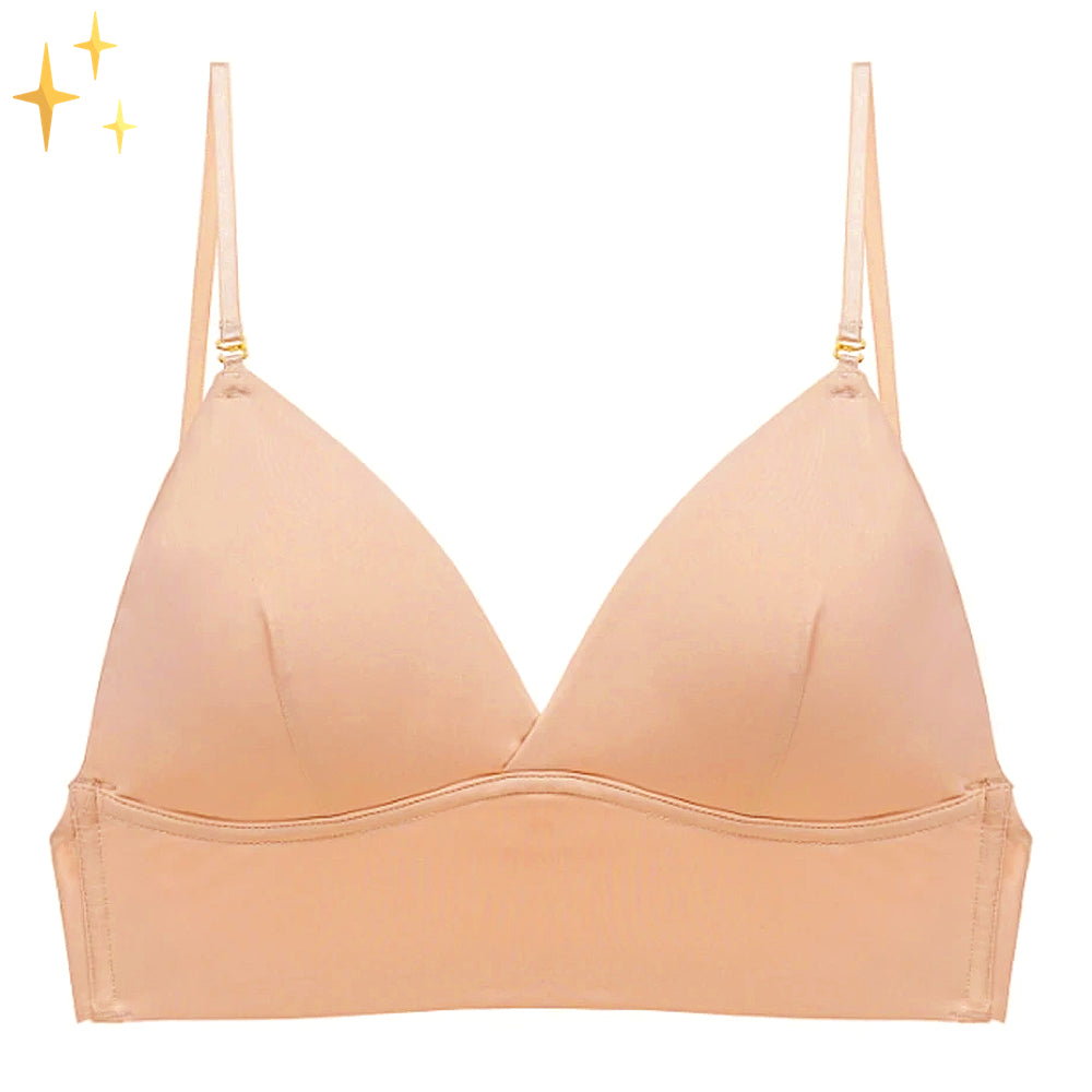 NOUVEAU RICHE Frauen Bequemer Low-Back-BH für Frauen Sicherer Sitz