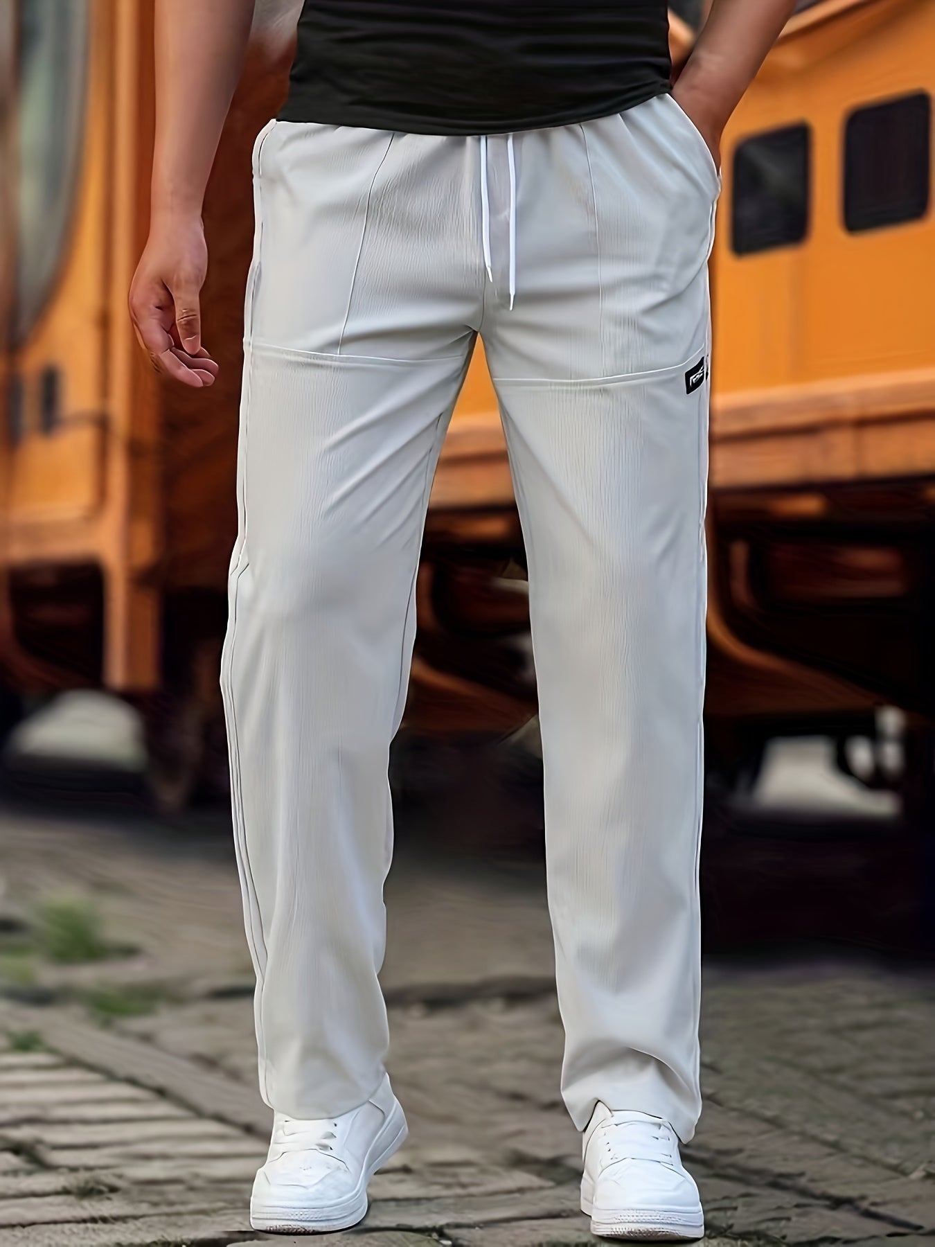 NOUVEAU RICHE Jogginghose Herren Bequem Alltagslook Mit Stil Vielseitig Grau