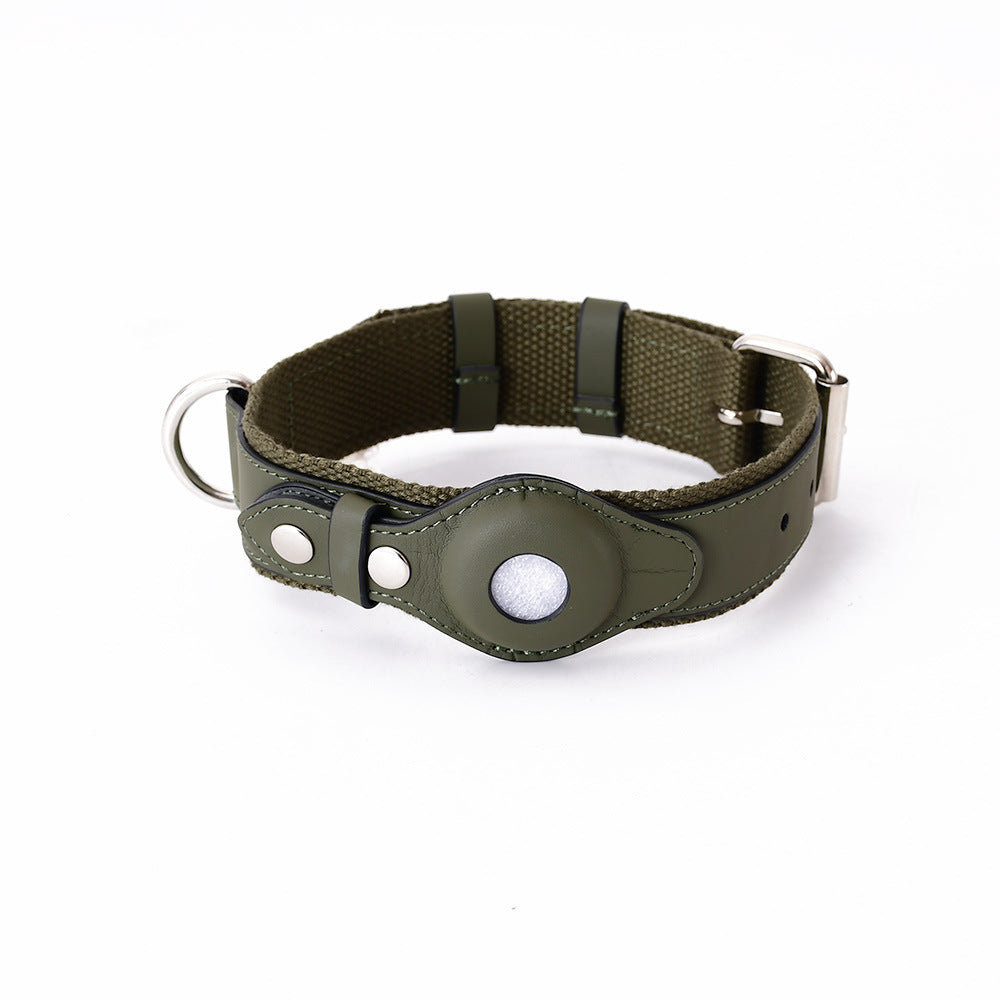 NOUVEAU RICHE GPS-Hundehalsband mit weltweitem Tracking ohne Abonnement – GPS Tracker Hund mit App, 3 Grössen, 5 Farben Grün Nur Halsband