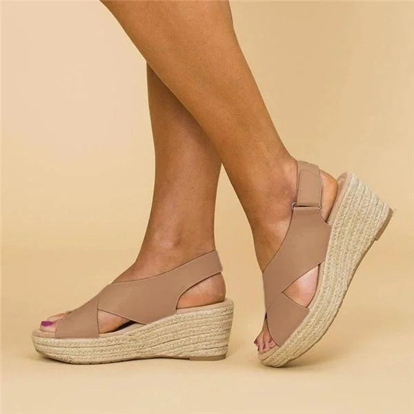 NOUVEAU RICHE Sommersandalen Damen Weiche Decksohle Verstellbare Riemen