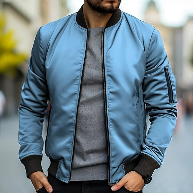 NOUVEAU RICHE Stylische Herren Bomberjacke für Freizeit und Sport – Trendige Mode für jeden Anlass