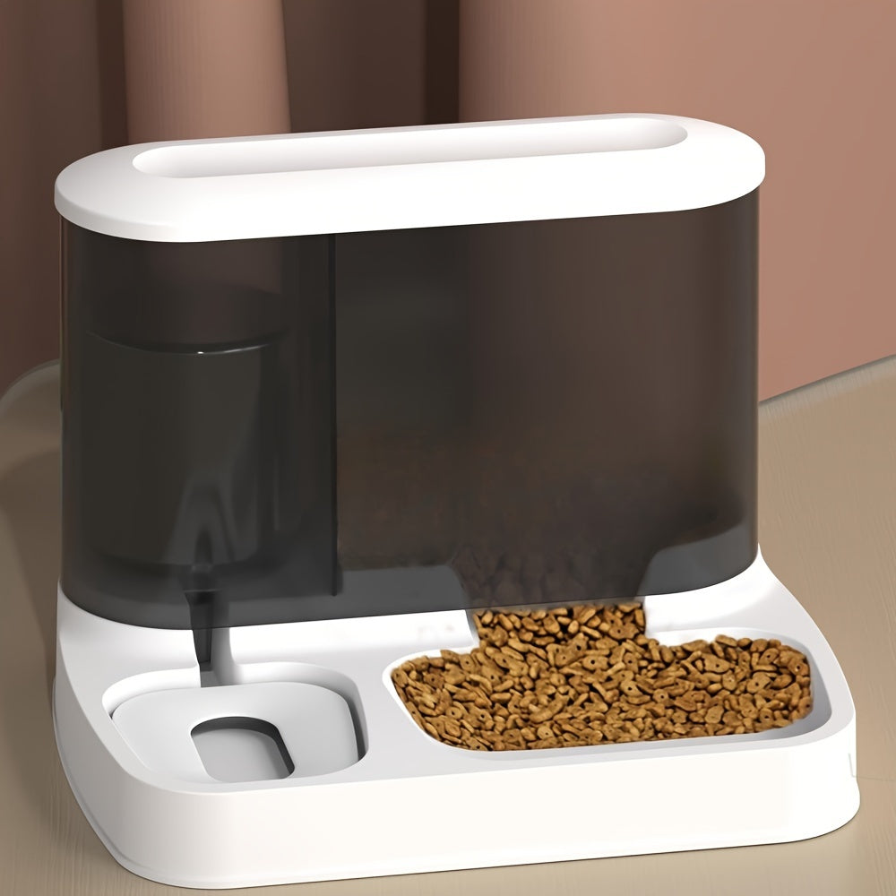 Automatisk foder- og vanddispenser – 2-i-1-foderautomat og vanddispenser til katte og små hunde – EasyFeed Duo