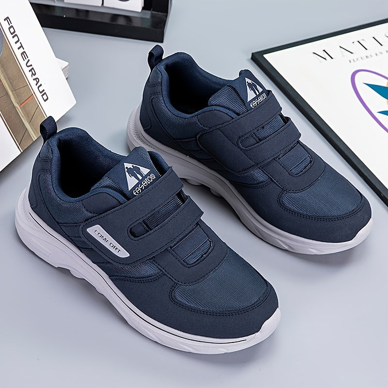 NOUVEAU RICHE Komfortable Laufschuhe mit Klettverschluss – Bequeme Sneaker mit Klett für Damen & Herren, atmungsaktiv, leicht anzuziehen – EasyStride