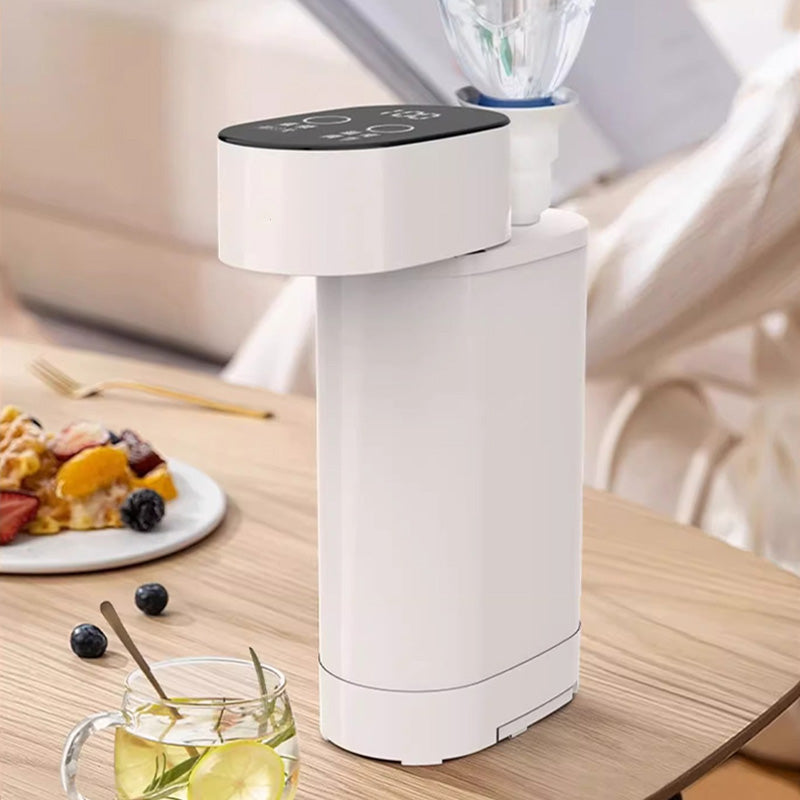 NOUVEAU RICHE Tragbarer Wasserspender mit ultraschneller Erhitzung – Heisswasserspender in 3 Sek., 5 Temperaturstufen, Kindersicherung, Edelstahl