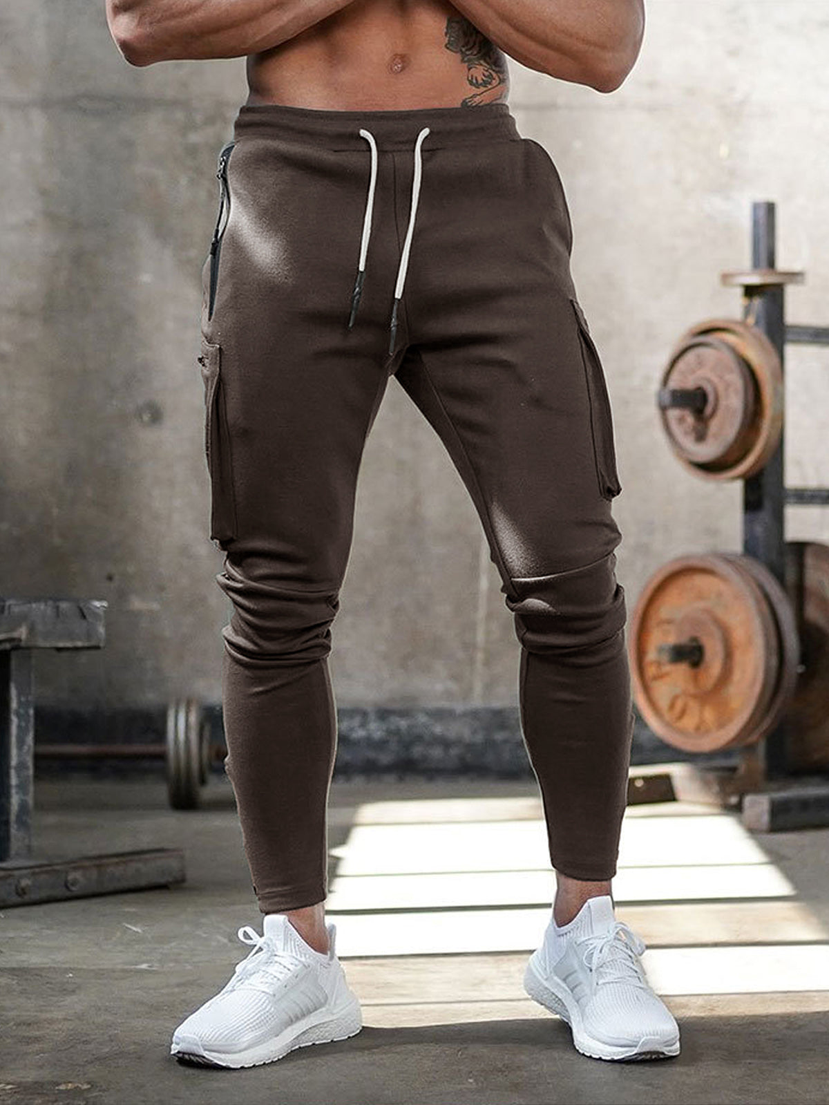 NOUVEAU RICHE Herren Jogginghose Kordelzug Dehnbar Bequem Atmungsaktiv