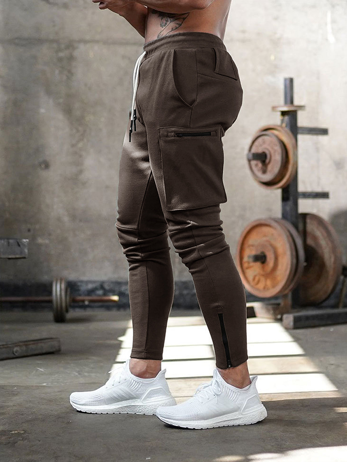 NOUVEAU RICHE Herren Jogginghose Kordelzug Dehnbar Bequem Atmungsaktiv