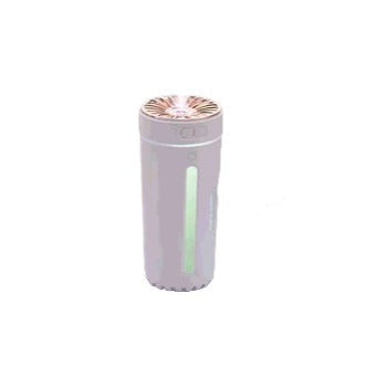 NOUVEAU RICHE USB Luftbefeuchter flüsterleise unter 36 dB – Säulen Aroma Diffuser für Zuhause, Büro & Auto – Weiss, Schwarz & Rosa Weiss