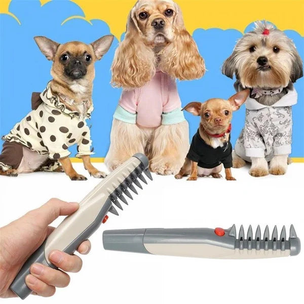 NOUVEAU RICHE Elektrischer Trimmer für Hunde & Katzen – Kabellose Hundeschermaschine & Katzenschermaschine, Leise, Akku – RexTrim