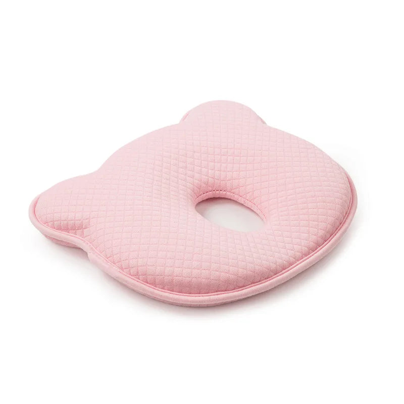NOUVEAU RICHE Baby-Kopfstützkissen mit Memory-Schaum – Kinderwagen Kissen für Nickerchen, atmungsaktiver Stoff, 4 Farben