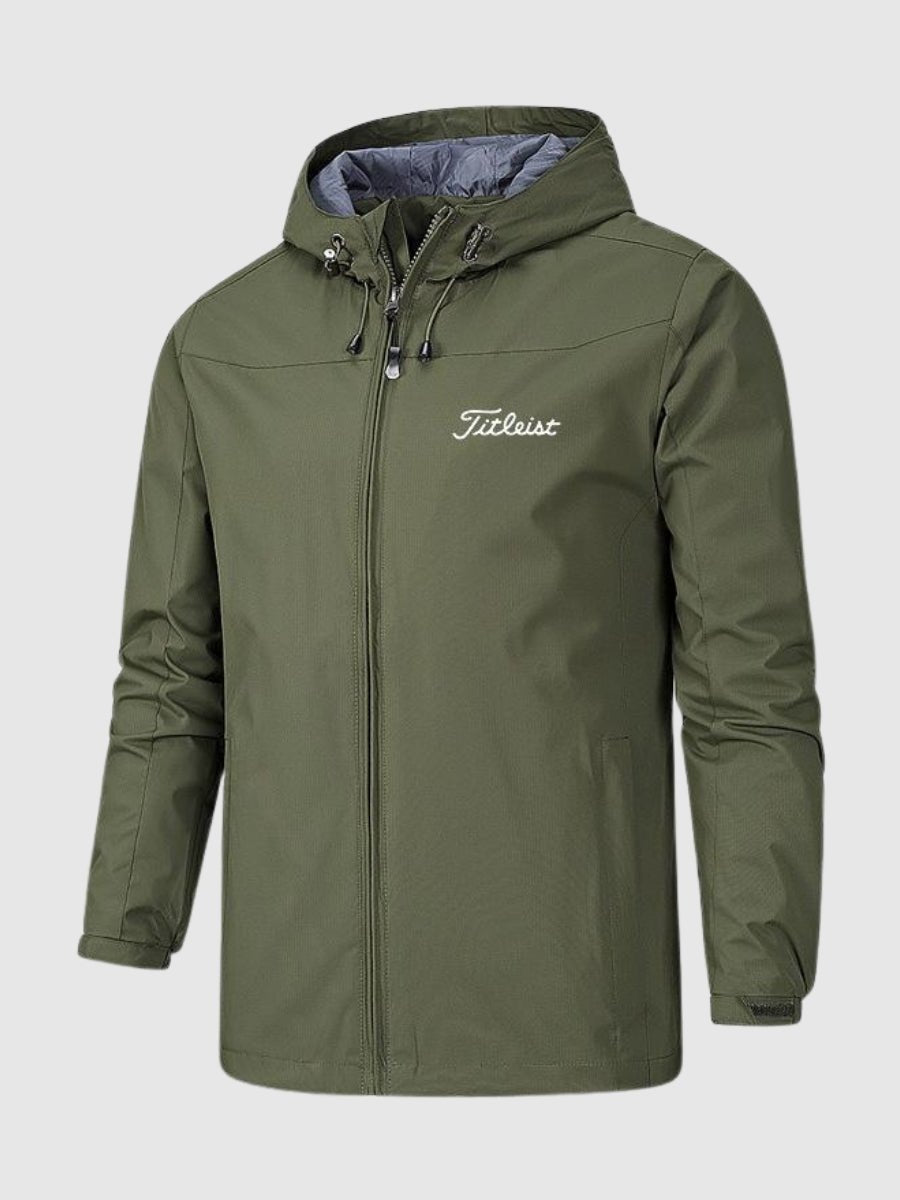 NOUVEAU RICHE Unisex Regenjacke Wasserdichte Begleiter Bei Jedem Wetter Grün