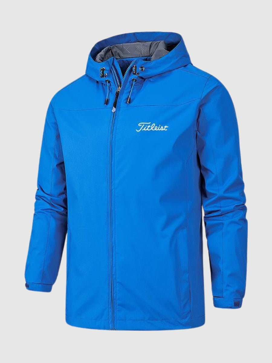 NOUVEAU RICHE Unisex Regenjacke Wasserdichte Begleiter Bei Jedem Wetter Blau