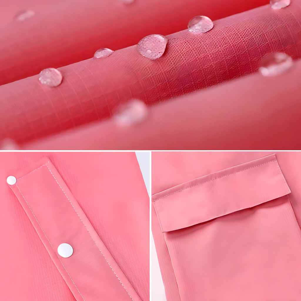 NOUVEAU RICHE Damen Regenanzug – Wasserdichte, leichte & atmungsaktive Regenjacke mit Regenhose, 3 Farben, S–4XL – Zahara