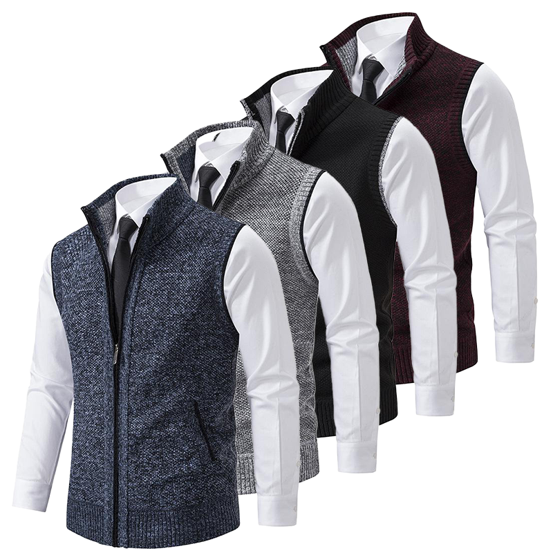 NOUVEAU RICHE Elegante Herrenweste aus hochwertigem Material für formelle und lässige Anlässe