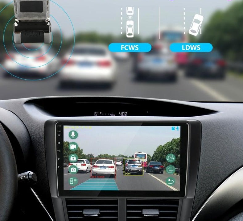 NOUVEAU RICHE Daily Dashboard Camera – Dashcam fürs Auto mit Aufprallerkennung & Loop-Aufnahme, inkl. 32GB Speicherkarte